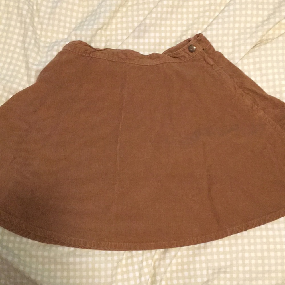Corduroy circle skirt
